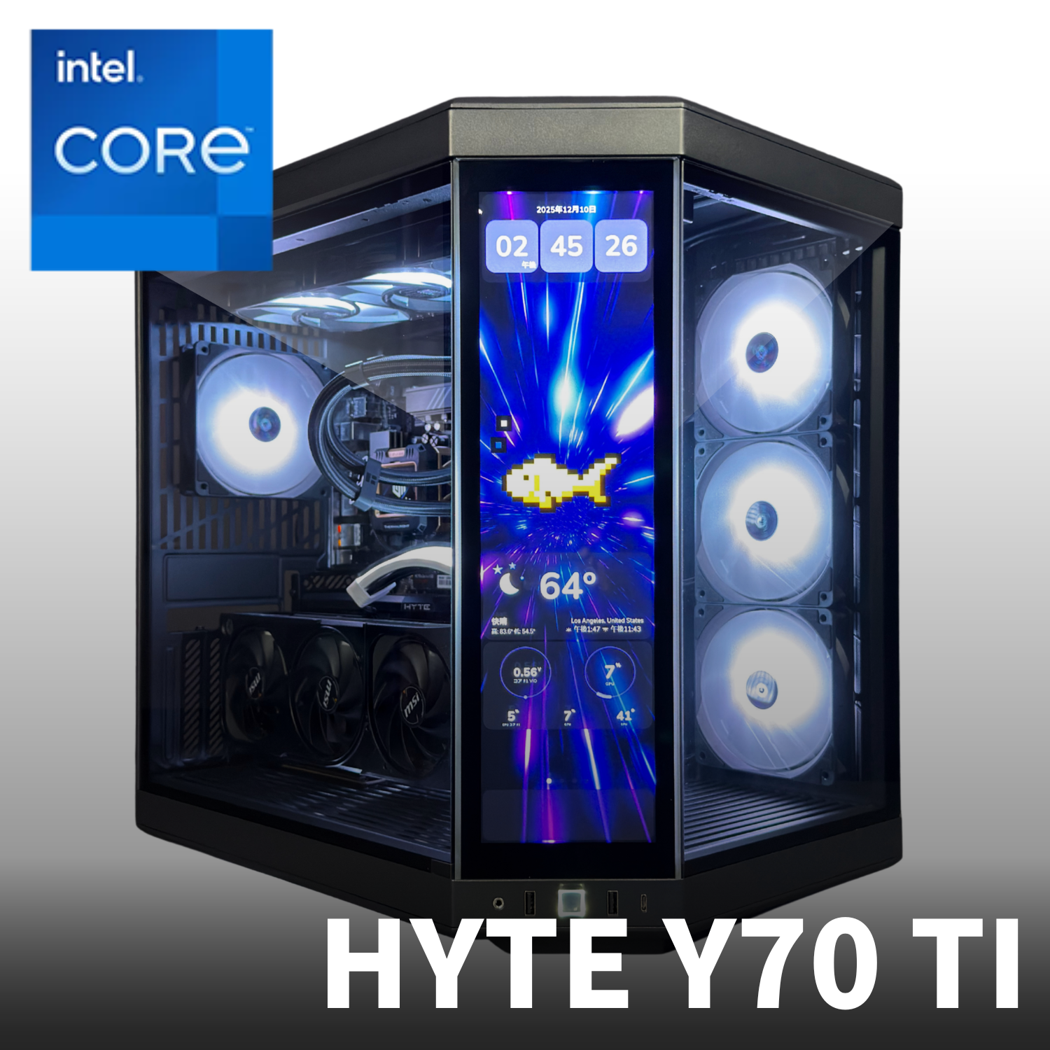 【Intel】HYTE Y70 Touch Infinite Black.