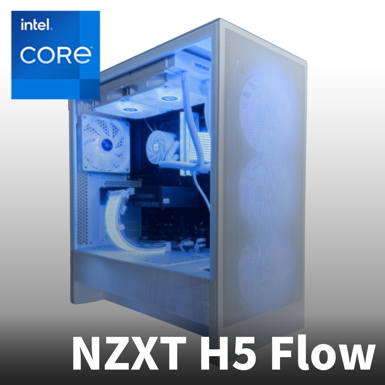 【Intel】NZXT H5 Flow White