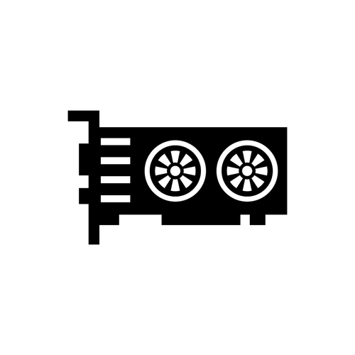 グラフィックボードカラー ブラック