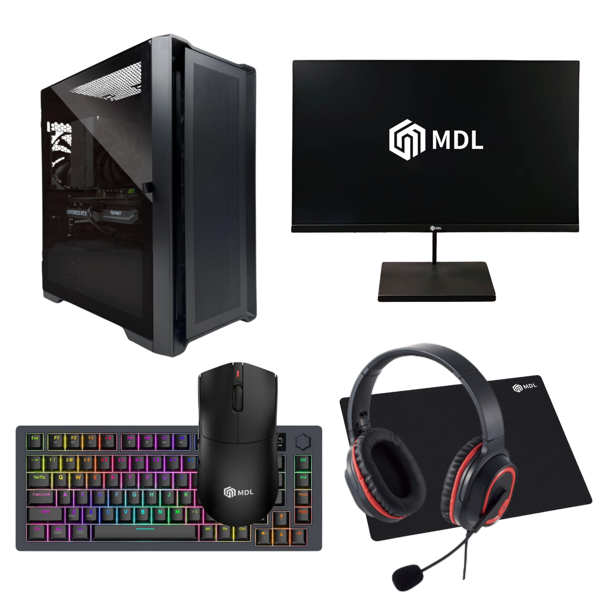 MDL.make 【ブラックスターターセット】Ryzen7 5700X × RTX 5060Tiの公式商品画像