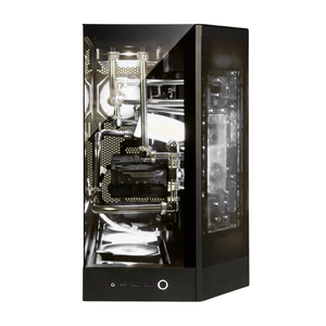 【本格水冷】ステンレスパイプ×クリア冷却液ブラック