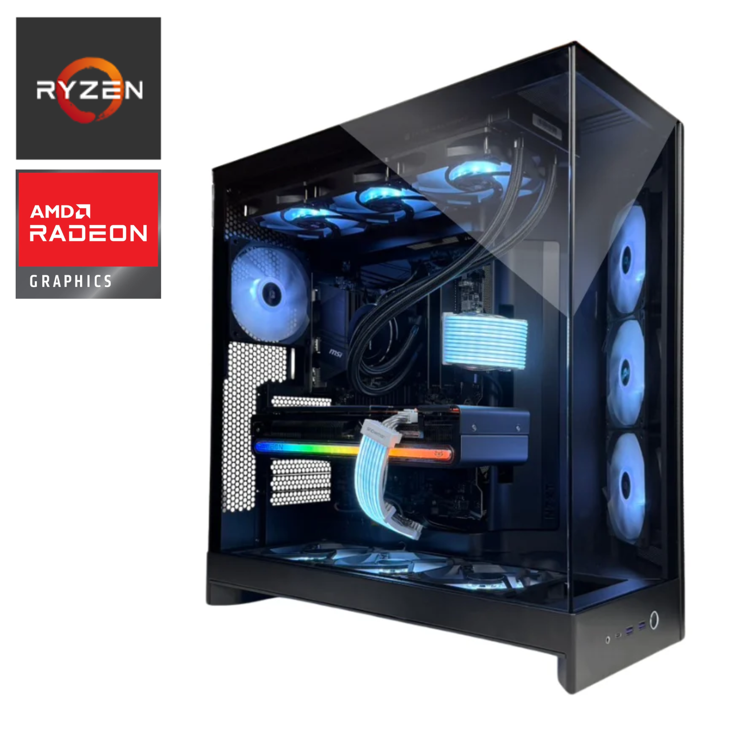 【NZXT_H9】Ryzen5 5500 × RX 9060 XT 16GB