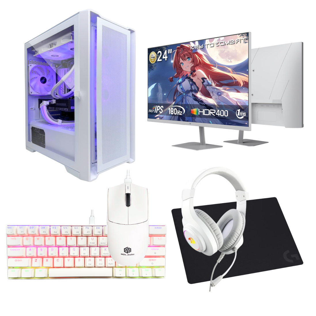 ホワイトスターターセット】Ryzen7 7800X3D × RTX 5060 Ti ホワイトスターターセット】Ryzen7 7800X3D × RTX 5060 Ti