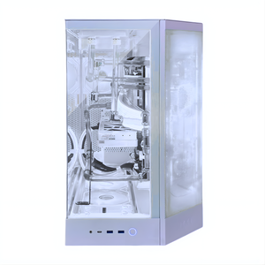 【本格水冷】アクリルパイプ×クリア冷却液ホワイト