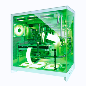 【本格水冷】ステンレスパイプ×グリーン冷却液ホワイト