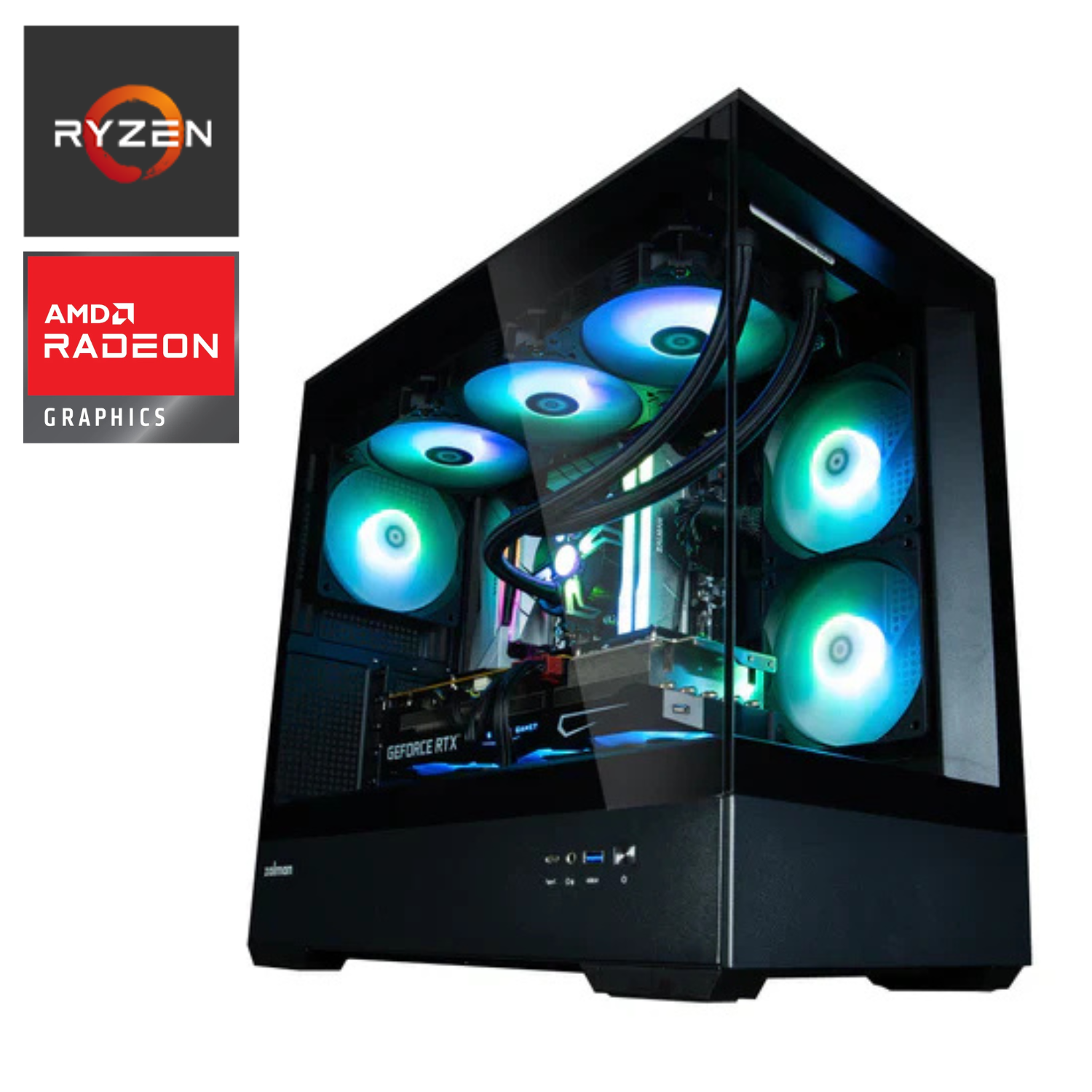 【ZALMAN_P30】Ryzen5 5500 × RX 9060 XT