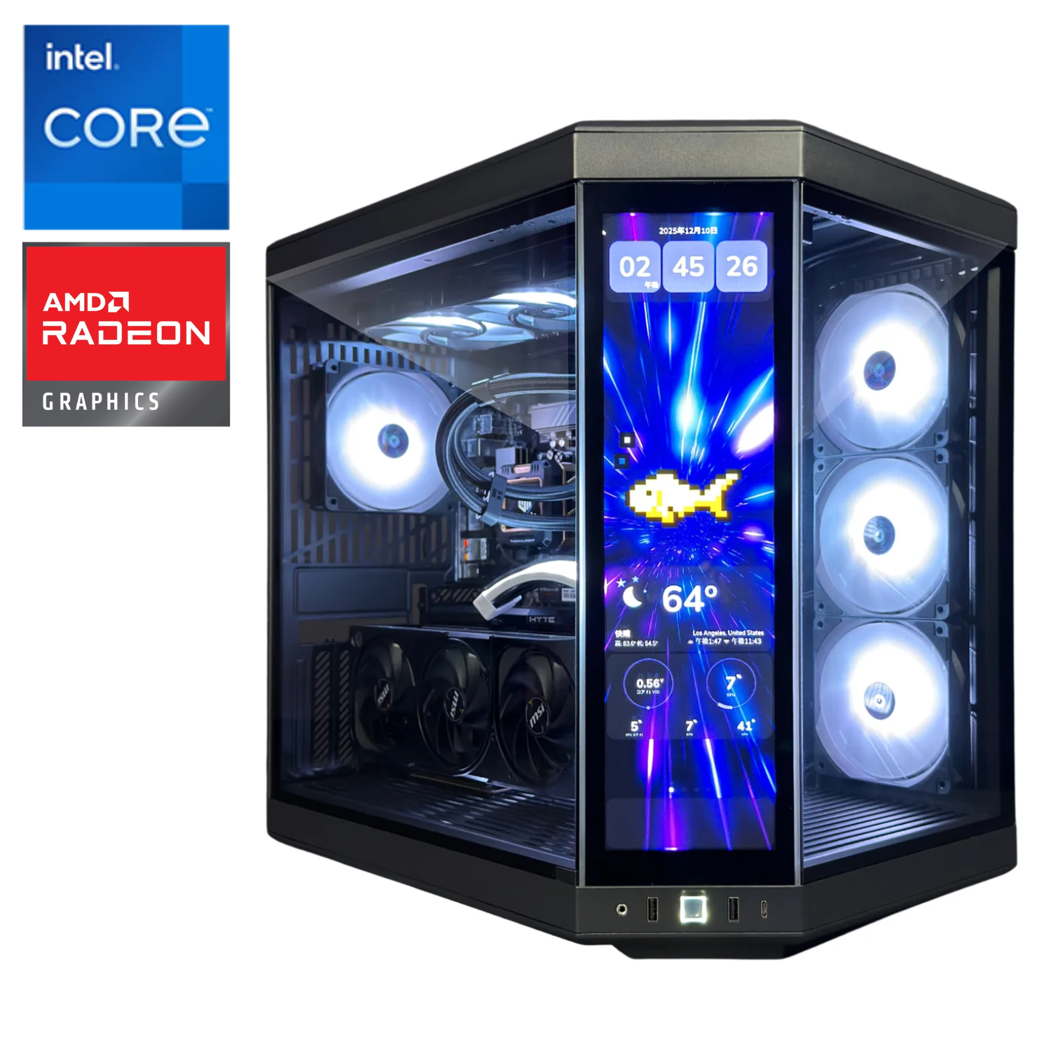 【HYTE_Y70TI】Core i7 14700KF × RX 9070 XT