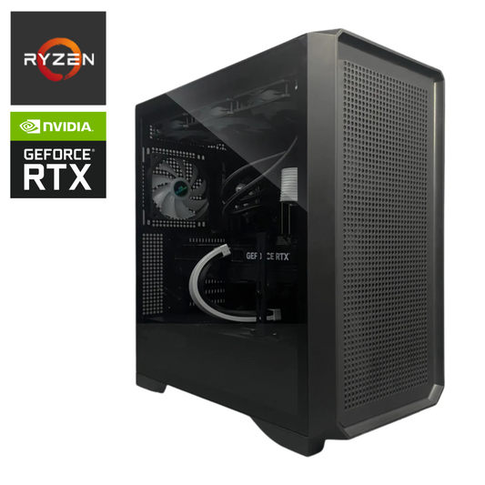 【新品】Ryzen7 9800X3D RTX5070 高性能ゲーミングPC 黒 Ryzen7 9800X3D / RTX 5070 / 32GB / 1TB / 750W Bronze / BW – 極東電子